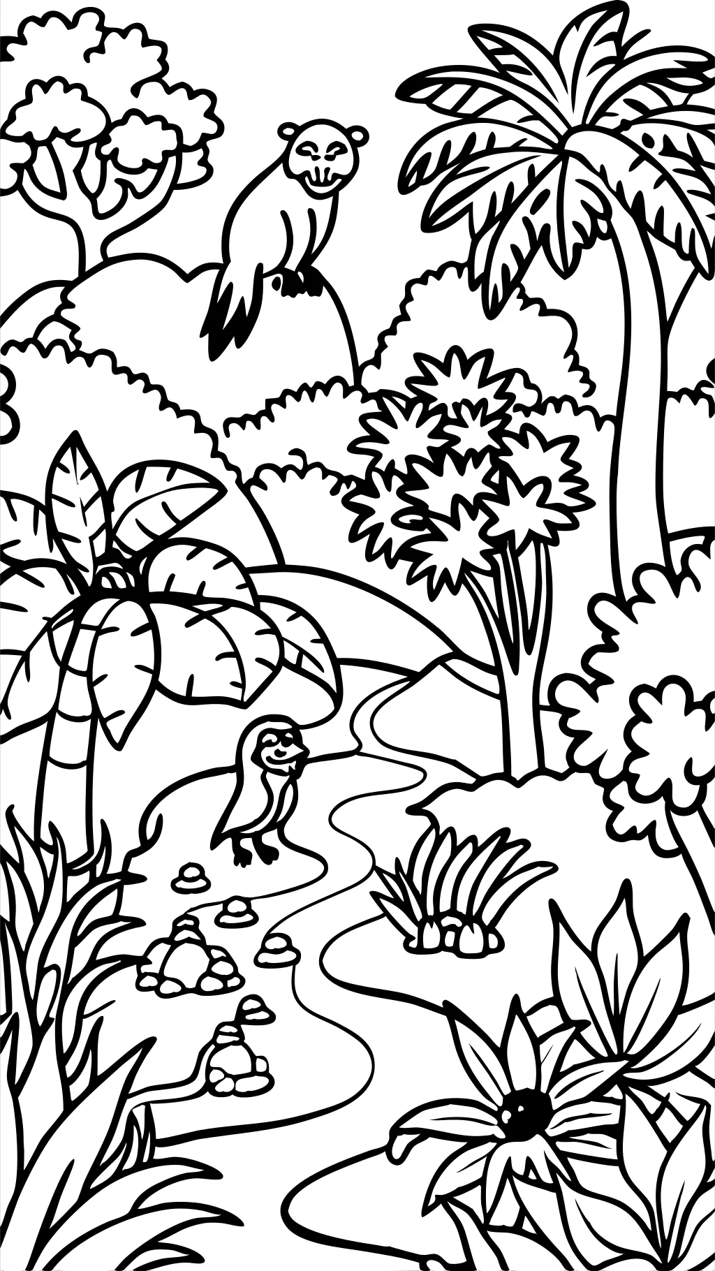 coloriages de la jungle